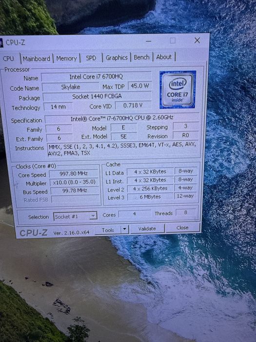 Portatil asus GL 702V