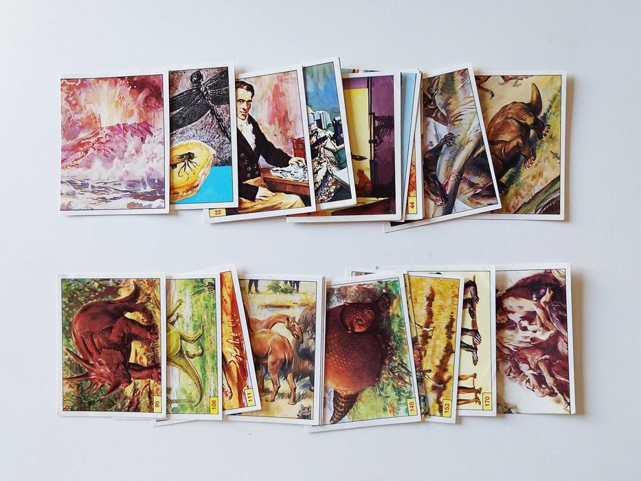 26 cromos (25 diferentes) DINOSAURS | Panini lote ou venda avulso