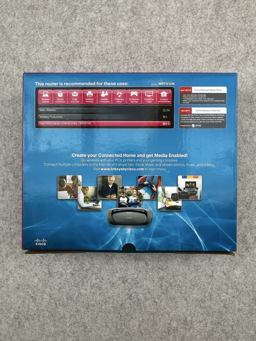 Cisco Linksys Simultaneous Dual-Band Wireless-N Gigabit Router64552399629313123