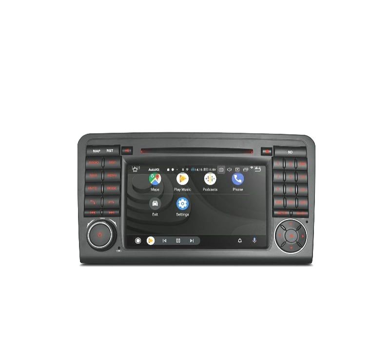 AUTO RADIO GPS ANDROID 12 PARA MERCEDES ML W164 GL X164