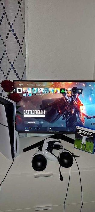 PS5 + Monitor 27” + Headset