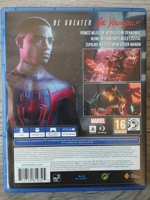 Gra Marvel Spider-Man Miles Morales Polska Wersja PS4/PS5 Playstation