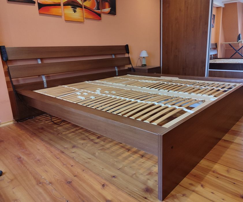 Meble zestaw łóżko do sypialni stelaż elektryczny