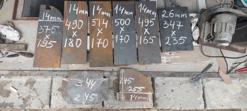 Formatka blacha metalowa 14mm 18mm