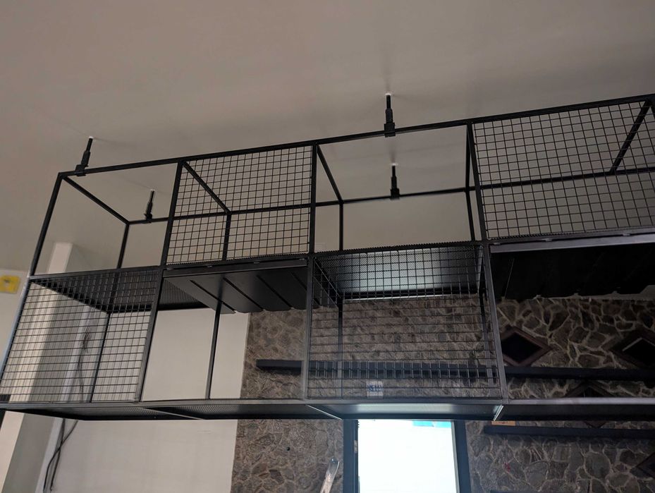 Estrutura de copos e garrafas