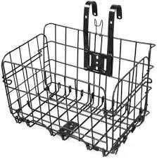 Koszyk rowerowy składany czarny