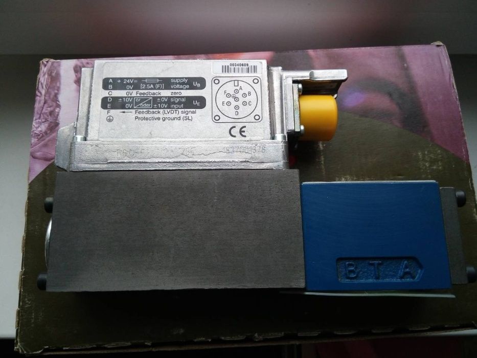 Клапан, гідравлічний, bosh rexroth, 4wrpeh 6 c3 b12l-20/g24k0/a