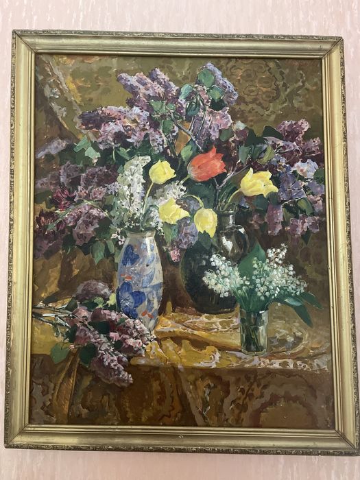 Квітковий натюрморт А.Ляшков,78г.