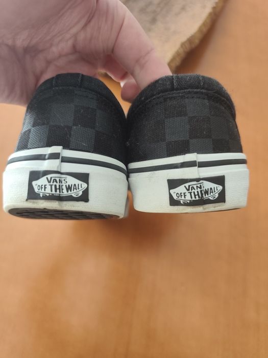 Sapatilhas Vans slip on axadrezados