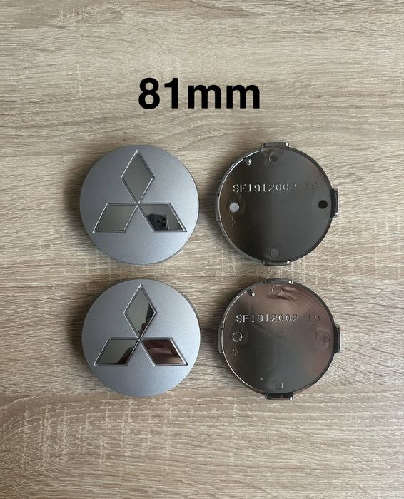 Conjunto Centros Mitsubishi 56mm 60mm 65mm 68mm 75mm 81mm