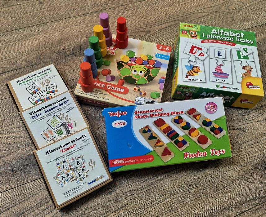 Zestaw edukacyjnych zabawek