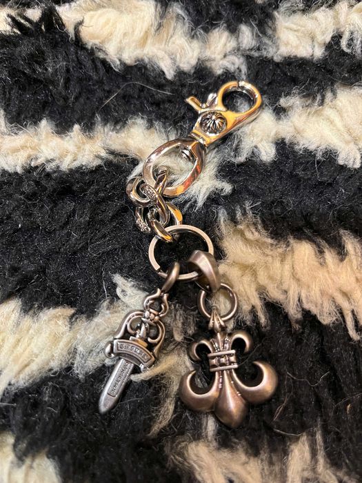 Chrome Hearts Cross Dagger Keychain | Брелок на ключи металический