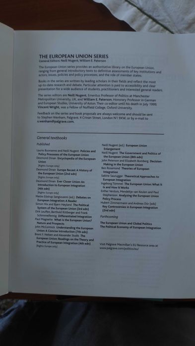 The Government and politics of the european union