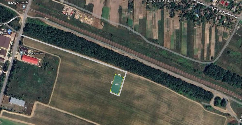 Малая Александровка участок 20 соток