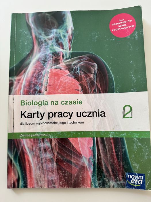 Karty pracy ucznia biologia na czasie 2