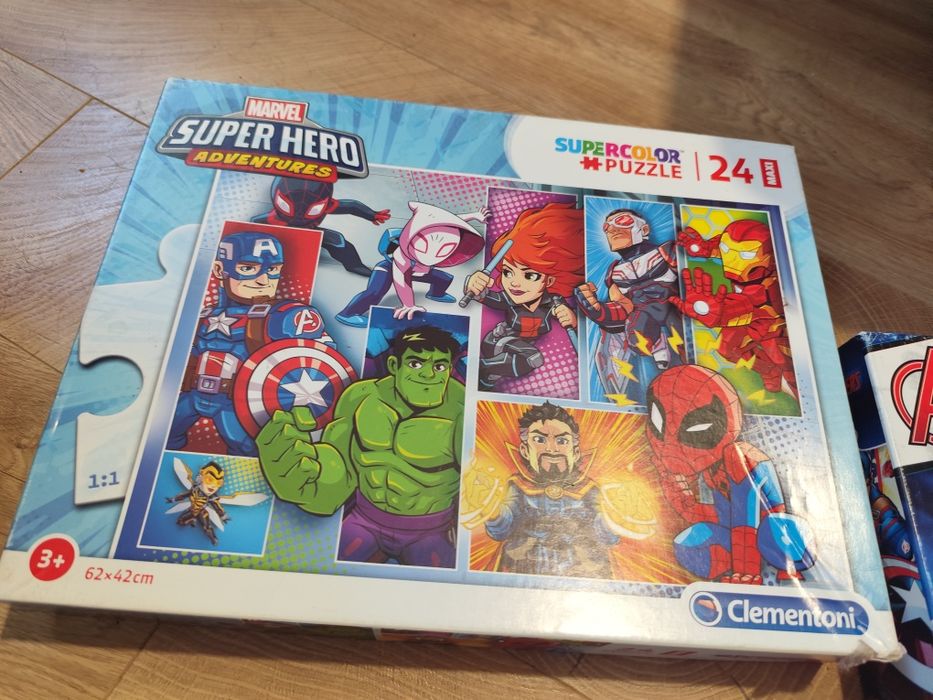 Puzzle dla chłopca Marvel Spider Man Avengers Super Hero Adventures 24 maxi Clementoni 3+
