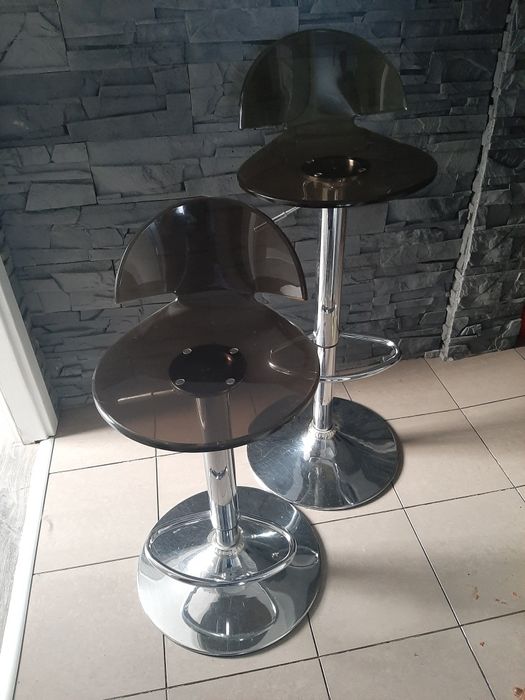 Krzesła hokery barowe 2szt