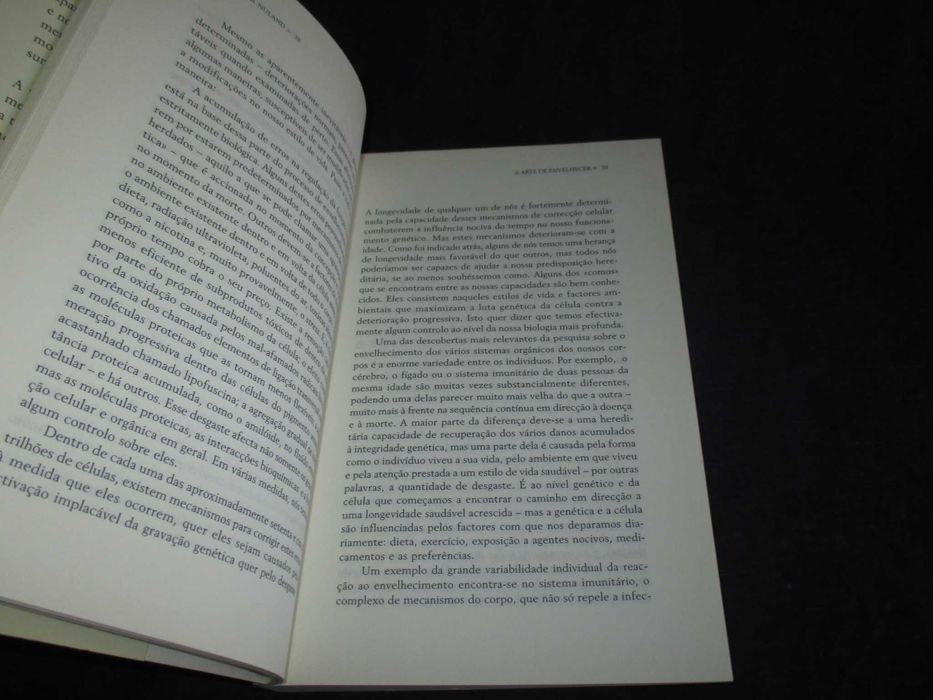 Livro A arte de envelhecer Sherwin B. Nuland