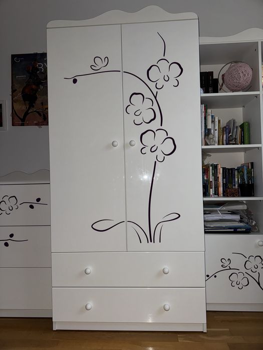 Meble białe Meblik Orchidea Violet