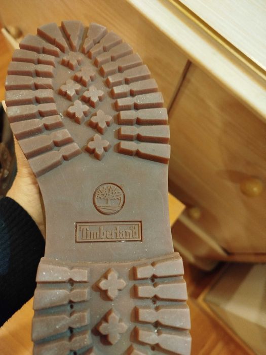 Botas castanhas da Timberland de homem