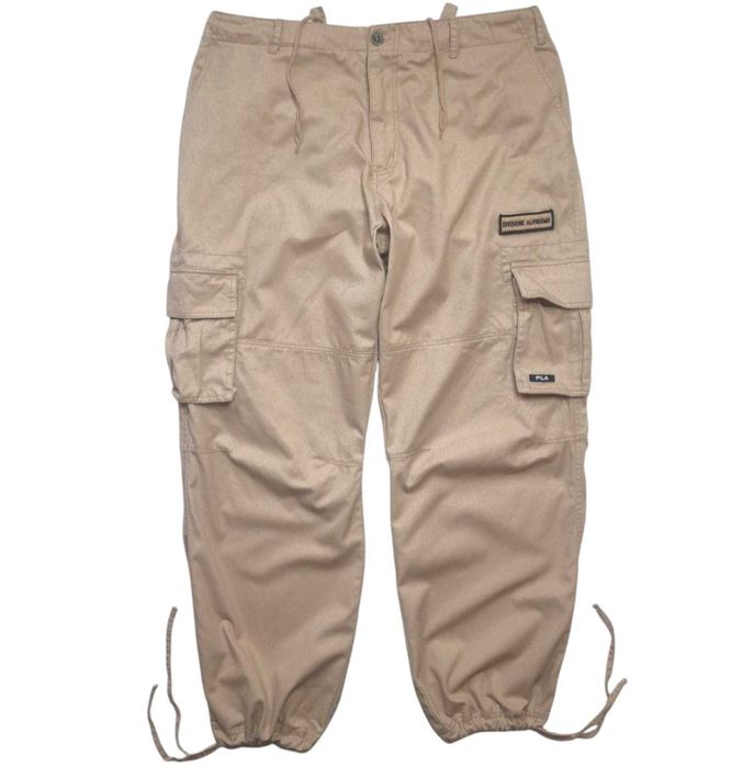 Карго штани Fila на утяжках baggy широкі Divisione Alpinismo military
