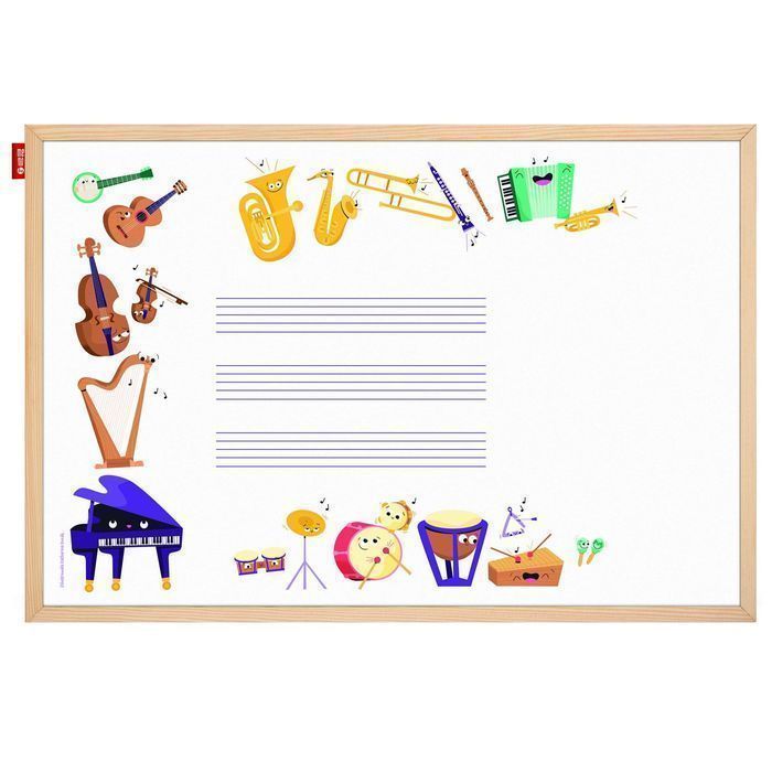 Tablica Edukacyjna Memobe Music Adventure!  60X40 Cm Memobe