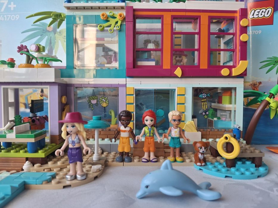 Klocki lego friends 41709 wakacyjny domek na plaży