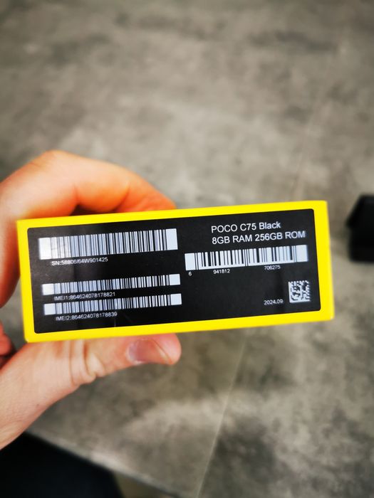 Poco C75 black 8/256