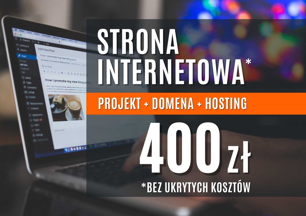 Projektowanie tworzenie stron internetowych : Tania strona internetowa