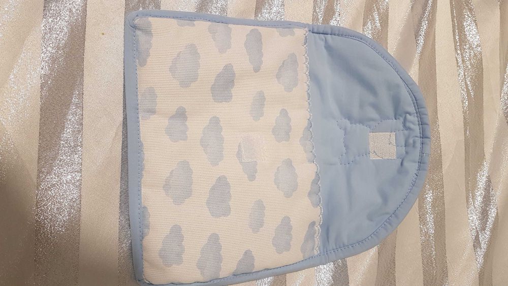 Ninho novo reversível e personalizado, em algodão