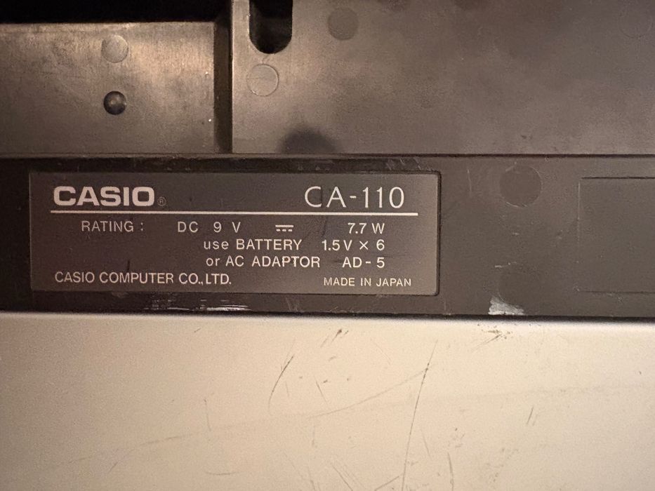 Teclado Casio CA-110 – Funcional
