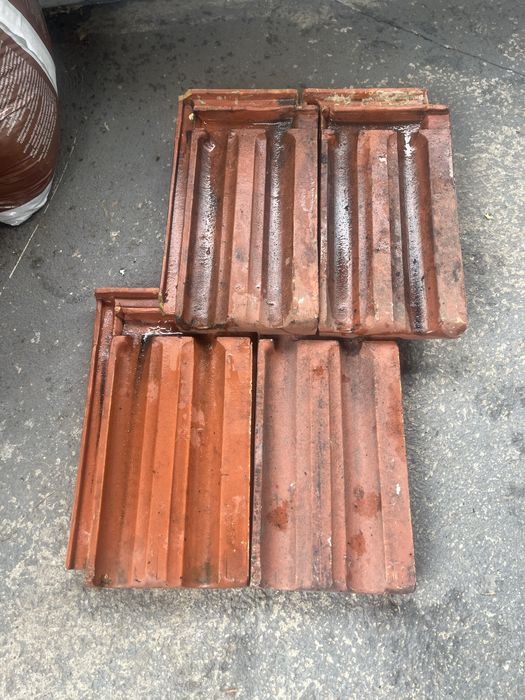 dachowka stara poniemiecka ceramiczna ok 300 sztuk rozbiorowa