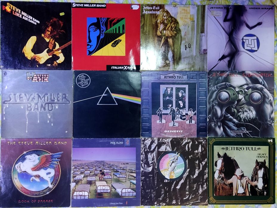 Rock! Pink Floyd,Jethro tull,Yes,Steve Miller band, Deep purple,Kinks