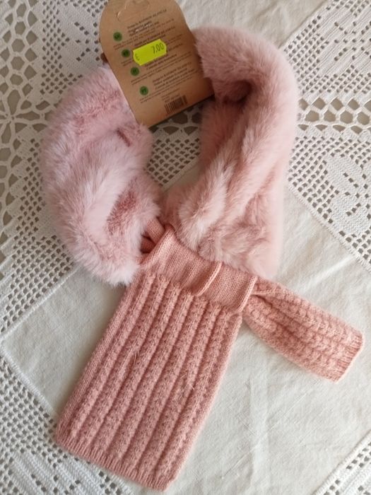 Cachecol rosa curto 04