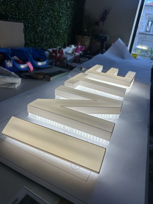 Nomes Letras 3D e Led