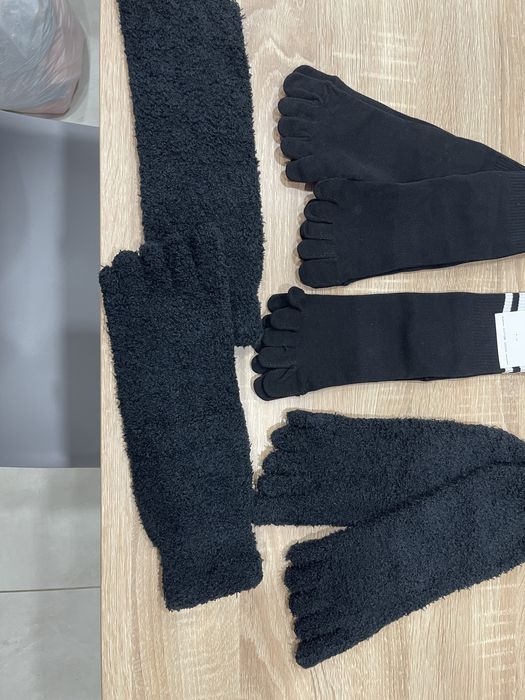 Зимові осінні теплі шкарпетки тедді з пальчиками, різні