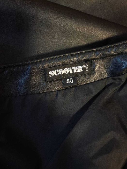 Шкіряна спідниця міді Scooter leather (100% натуральна шкіра), 40 / l