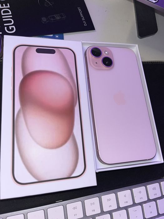iPhone 15 128gb rosa novo na caixa