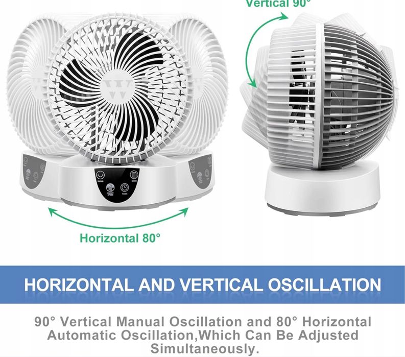 Wentylator stołowy COLLEN C0001F biały