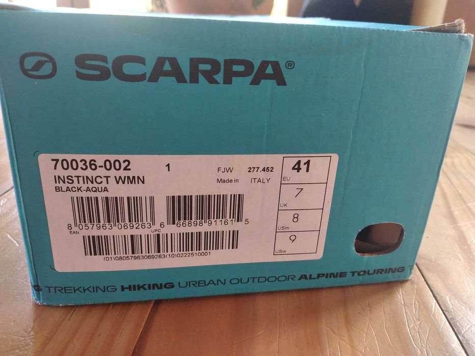 Pés de gato Scarpa instinct women lace novos, tamanho 41