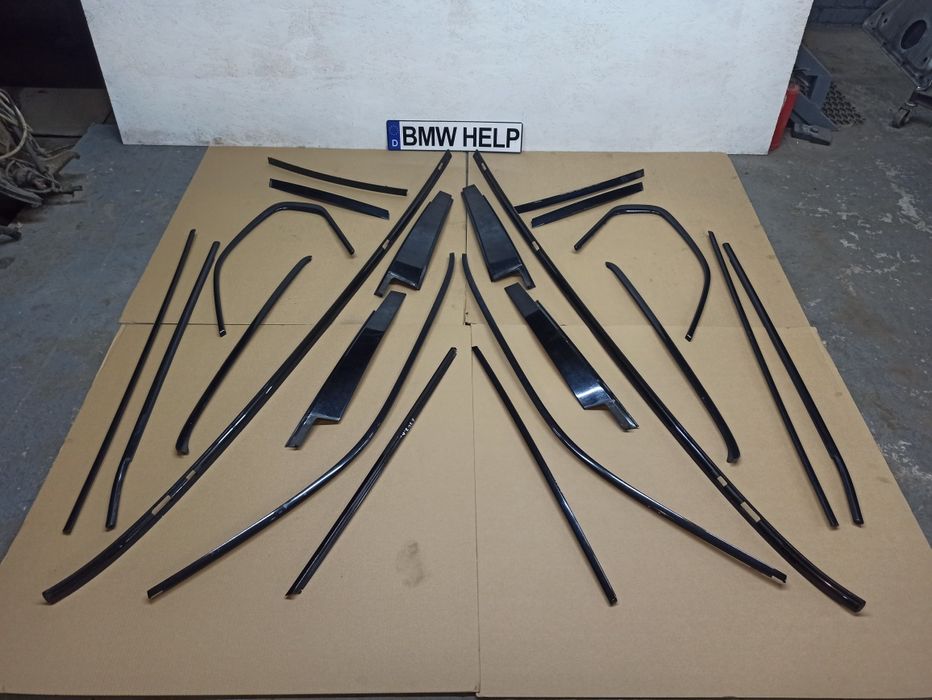 Шадов Лайн Черный Глянец БМВ Е70 Х5 shadow line BMW HELP