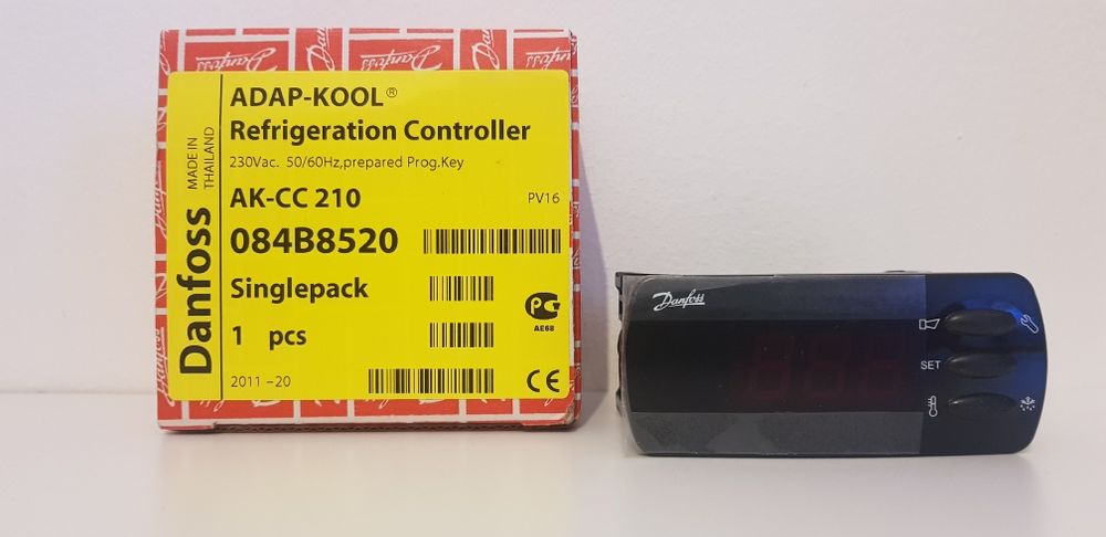 Controle de aparelhos de refrigeração Danfoss AK-CC 210