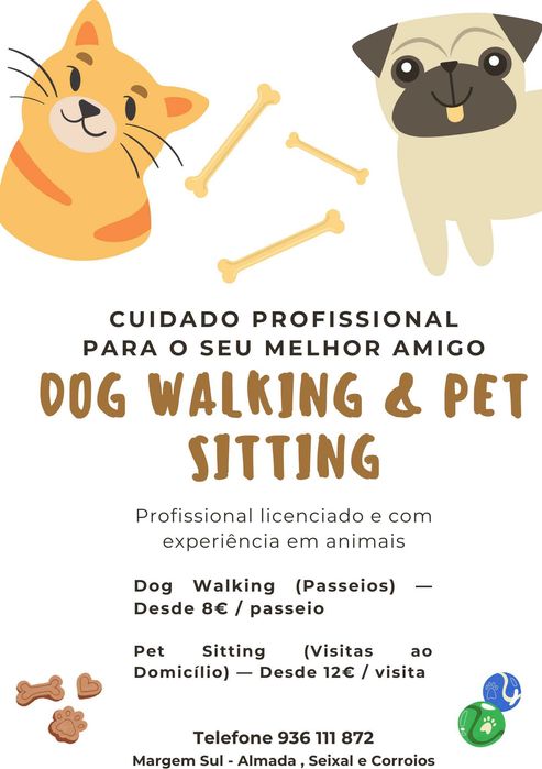 Petsitting e Dog Walking – Almada e Seixal