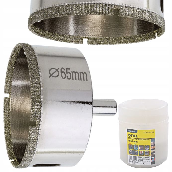 Otwornica Diamentowa Koronka Do Gresu Płytek 65mm