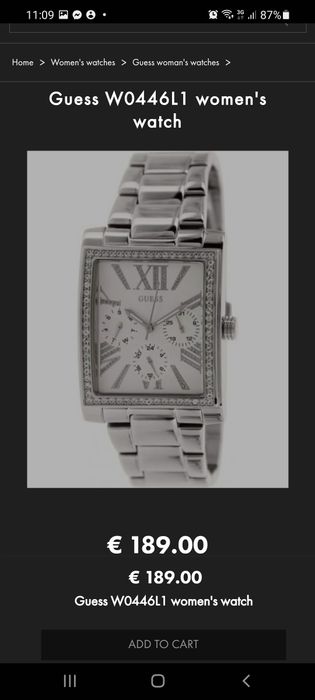 Zegarek damski Guess