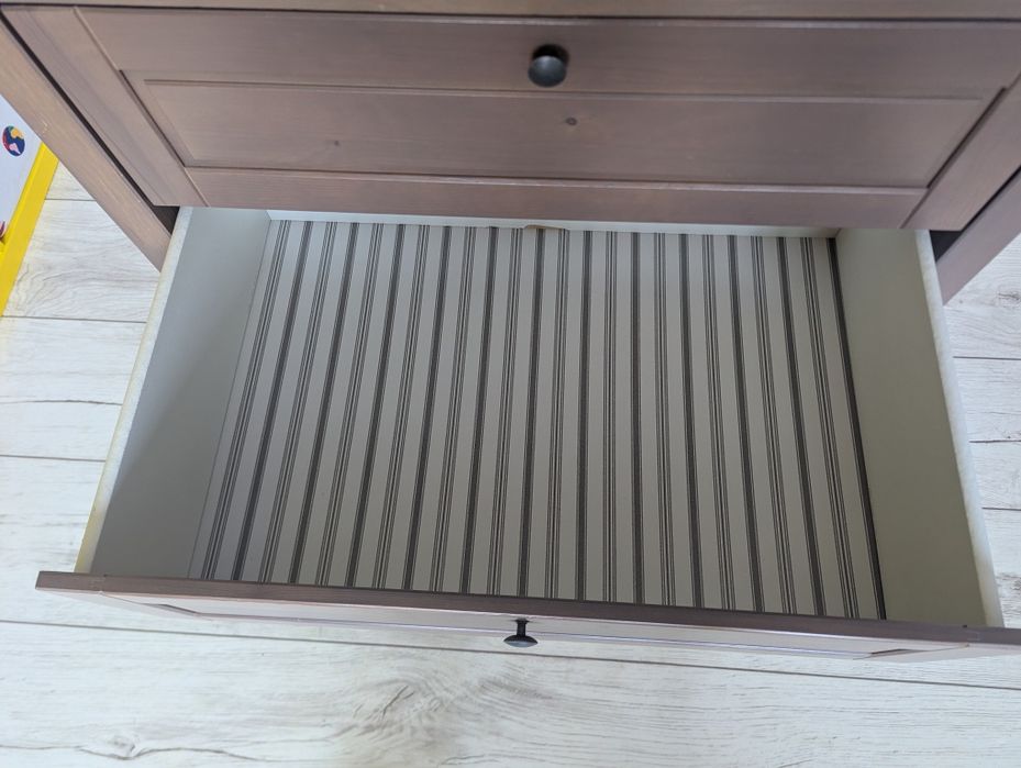 Komoda z przewijakiem IKEA Sundvik szary brąz