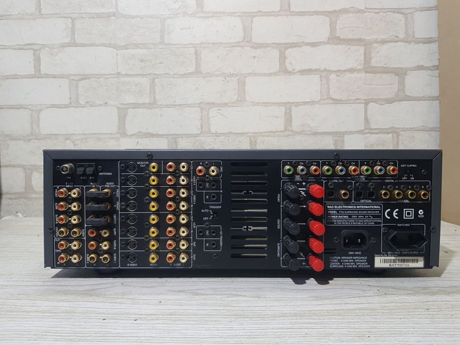 16 Кг! AV Стерео ресивер/підсилювач  NAD T752 2×100Вт б/у з Німеччин
