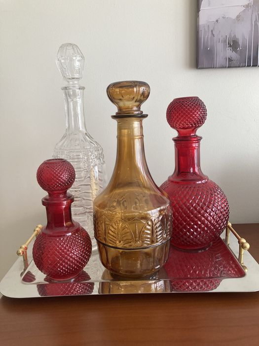 Conjunto 4 Garrafas Antigas
