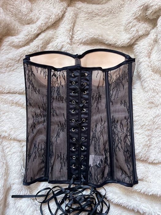 Корсет мереживний на зав'язках