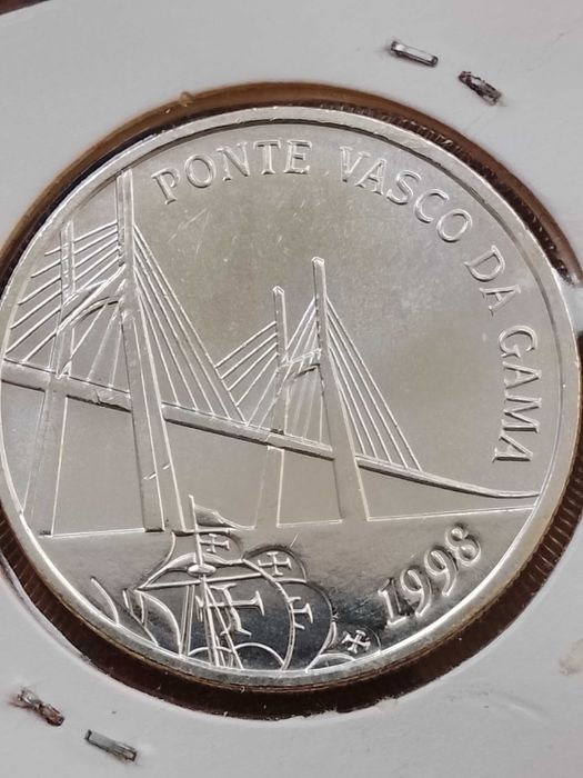 Moeda de 500 escudos de 1998,Ponte Vasco da Gama,em prata
